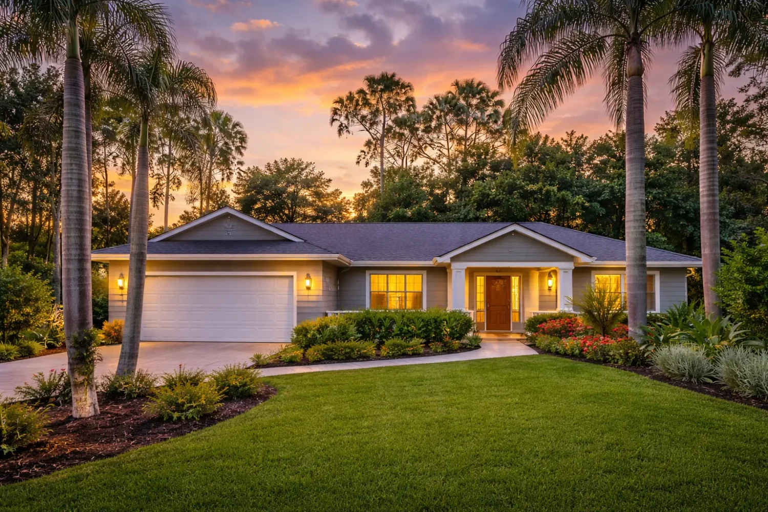 Jacksonville Home During Sunset